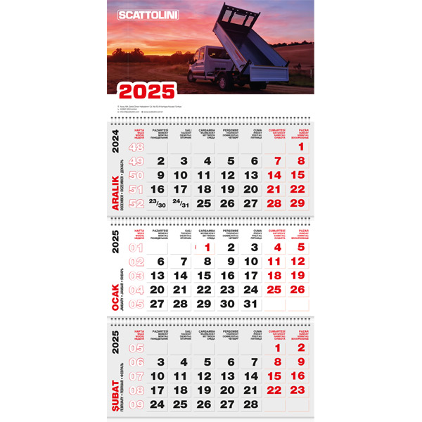 GMC-16 Jumbo Gemici Takvim