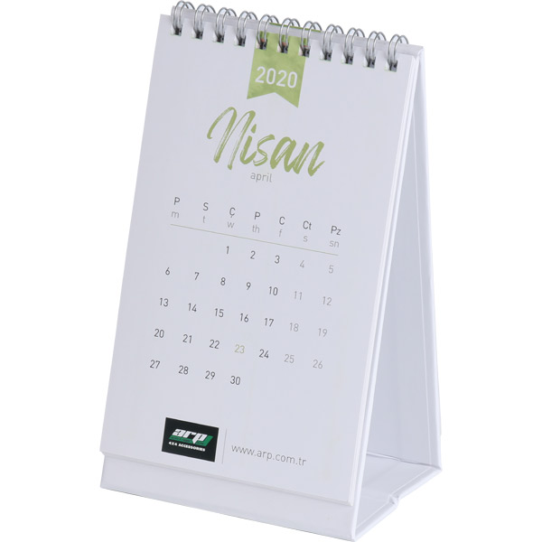 AMT-08 Taslama Taşıyıcılı Masa Takvimi