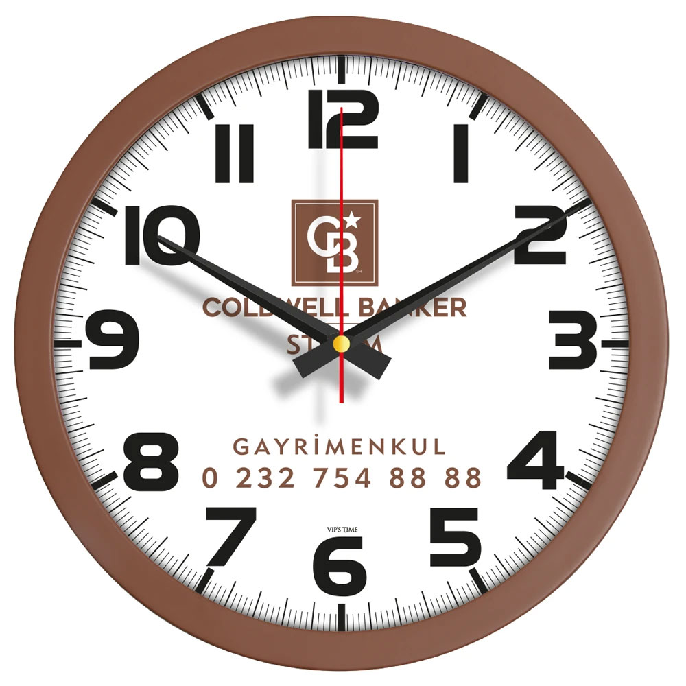 V30-334-KH Plastik Duvar Saati