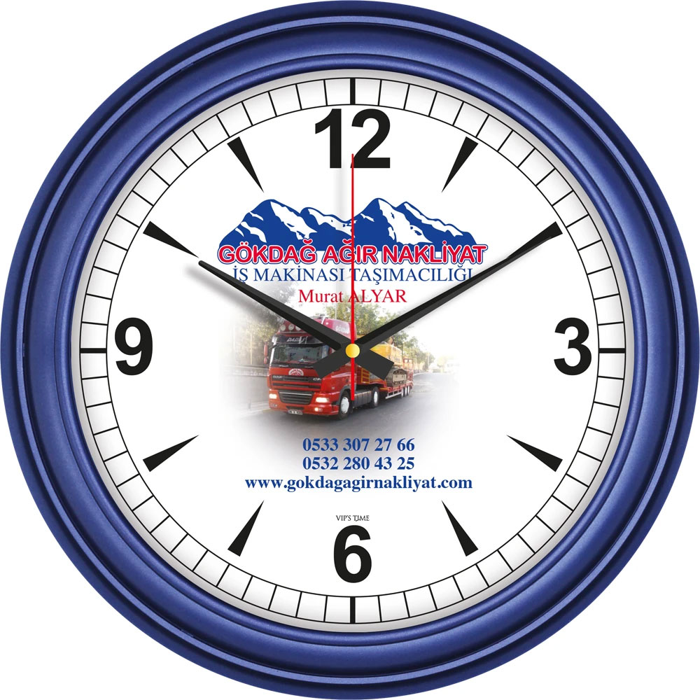 V30-523-L Plastik Duvar Saati